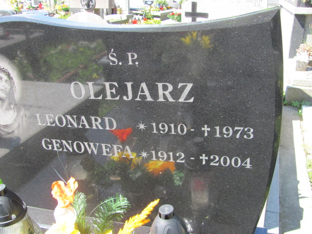 Leonard Olejarz 1910 Częstochowa - Grobonet - Wyszukiwarka osób pochowanych