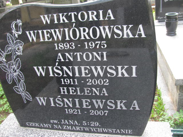  Wiewiórowska 1893 Częstochowa - Grobonet - Wyszukiwarka osób pochowanych
