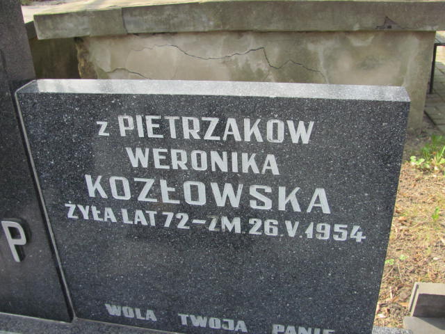  Kozłowski 1907 Częstochowa - Grobonet - Wyszukiwarka osób pochowanych