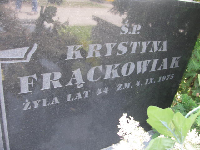  Frąckowiak 1931 Częstochowa - Grobonet - Wyszukiwarka osób pochowanych