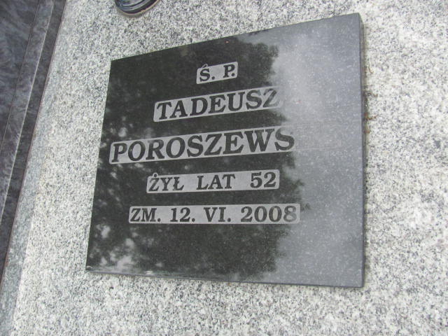  Poroszewska 1923 Częstochowa - Grobonet - Wyszukiwarka osób pochowanych