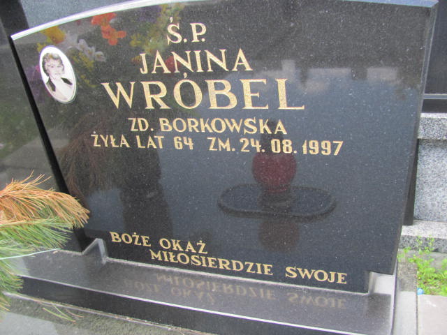 Janina Wróbel 1933 Częstochowa - Grobonet - Wyszukiwarka osób pochowanych