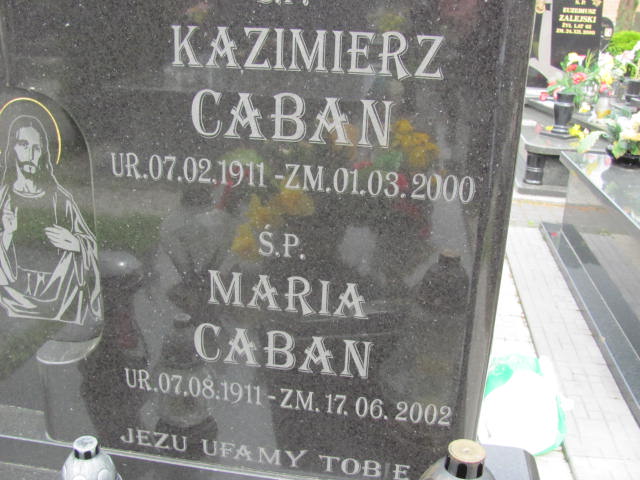  Caban 1911 Częstochowa - Grobonet - Wyszukiwarka osób pochowanych