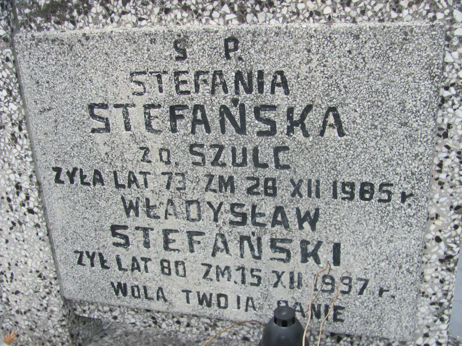  Stefański 1908 Częstochowa - Grobonet - Wyszukiwarka osób pochowanych
