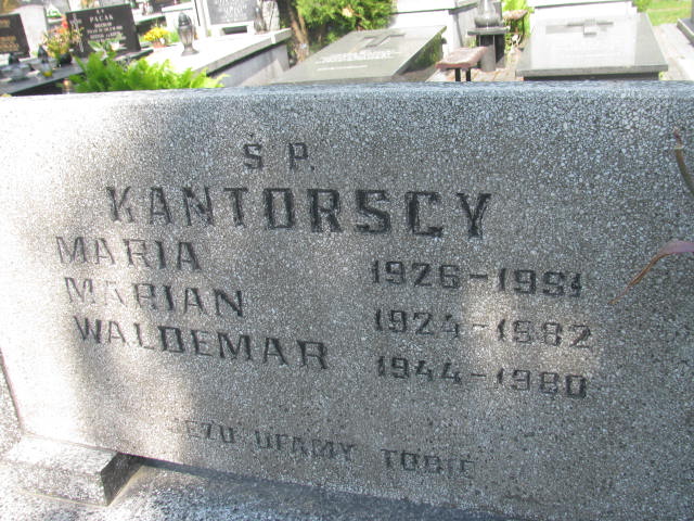  Kantorska 1926 Częstochowa - Grobonet - Wyszukiwarka osób pochowanych