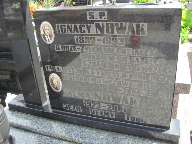  Nowak 1923 Częstochowa - Grobonet - Wyszukiwarka osób pochowanych