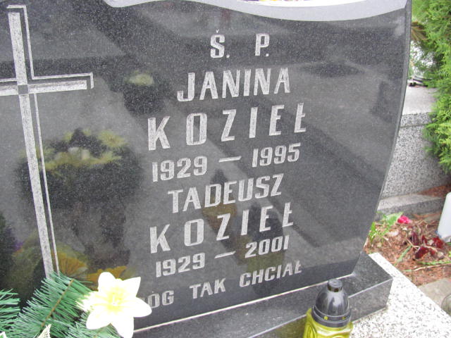  Kozieł 1929 Częstochowa - Grobonet - Wyszukiwarka osób pochowanych