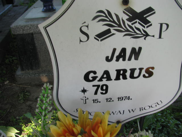  Garus 1896 Częstochowa - Grobonet - Wyszukiwarka osób pochowanych