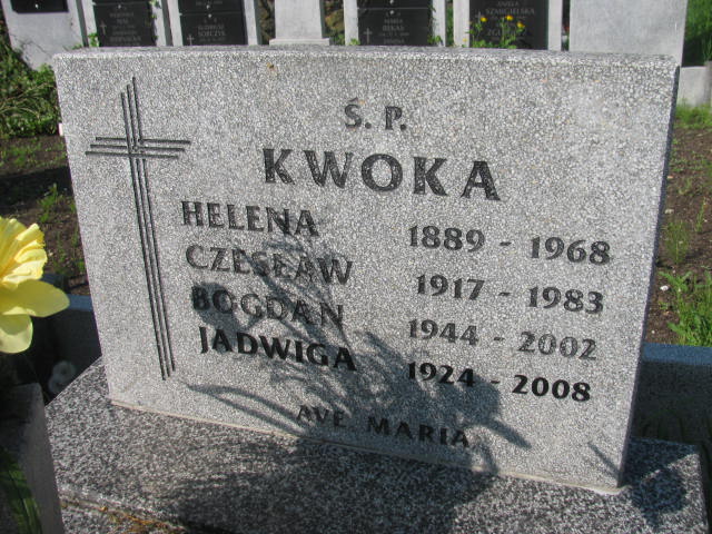  Kwoka 1917 Częstochowa - Grobonet - Wyszukiwarka osób pochowanych