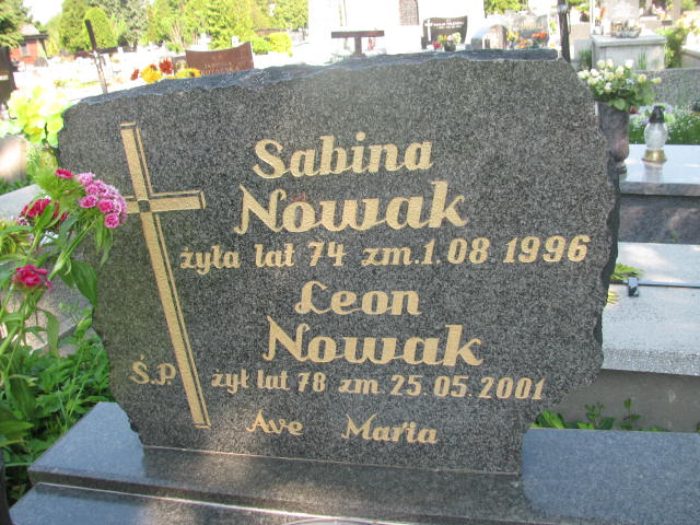  Nowak 1960 Częstochowa - Grobonet - Wyszukiwarka osób pochowanych