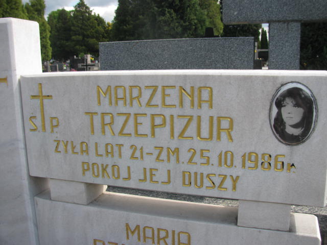 Marzena Trzepizur 1965 Częstochowa - Grobonet - Wyszukiwarka osób pochowanych