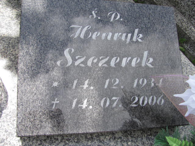  Szczerek 1934 Częstochowa - Grobonet - Wyszukiwarka osób pochowanych