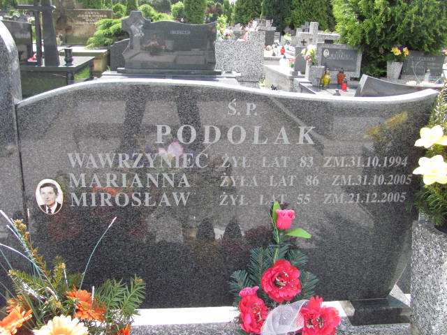  Podolak 1950 Częstochowa - Grobonet - Wyszukiwarka osób pochowanych