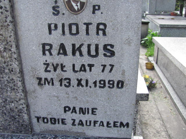  Rakus 1913 Częstochowa - Grobonet - Wyszukiwarka osób pochowanych