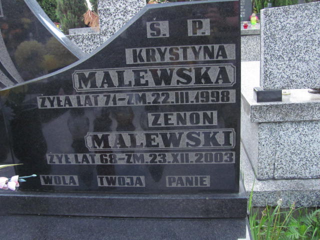  Malewski 1935 Częstochowa - Grobonet - Wyszukiwarka osób pochowanych