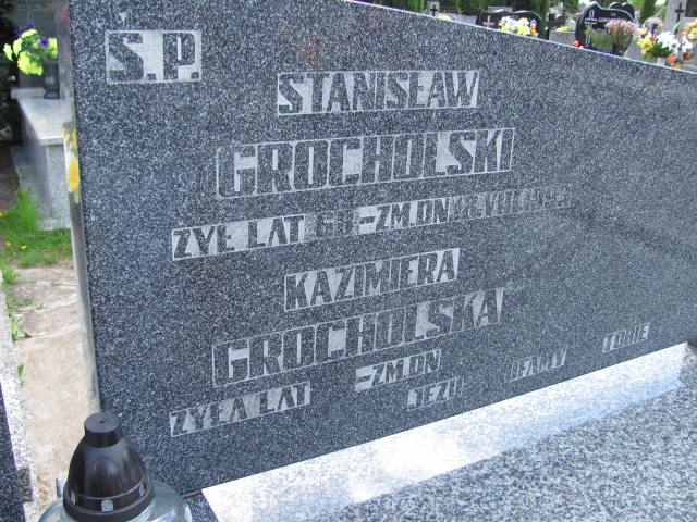  Grocholski 1952 Częstochowa - Grobonet - Wyszukiwarka osób pochowanych