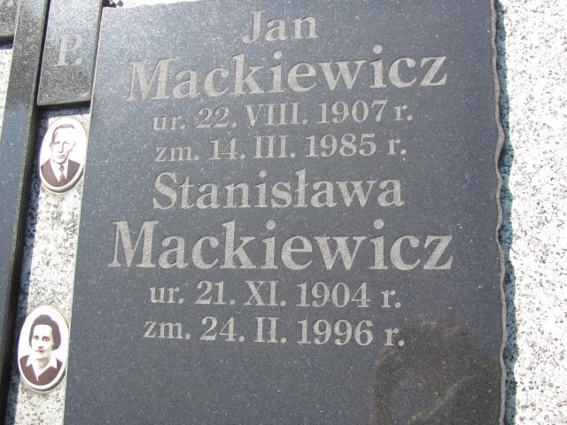 Stanisława Mackiewicz 1904 Częstochowa - Grobonet - Wyszukiwarka osób pochowanych