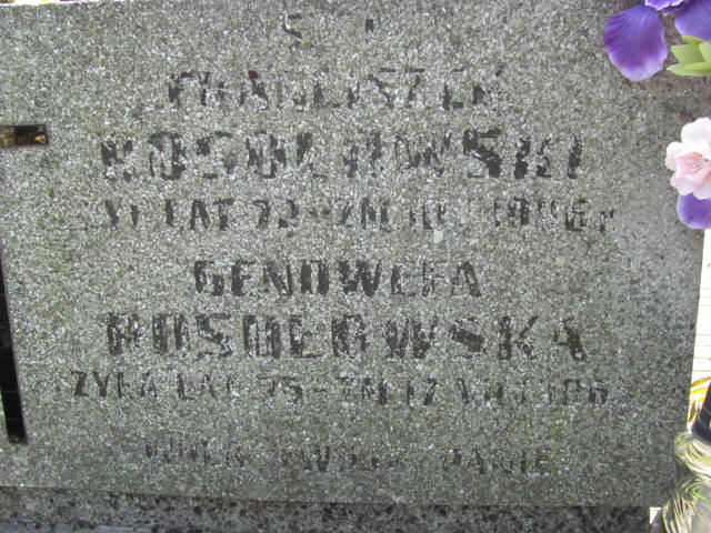 Franciszek Rosołowski 1914 Częstochowa - Grobonet - Wyszukiwarka osób pochowanych