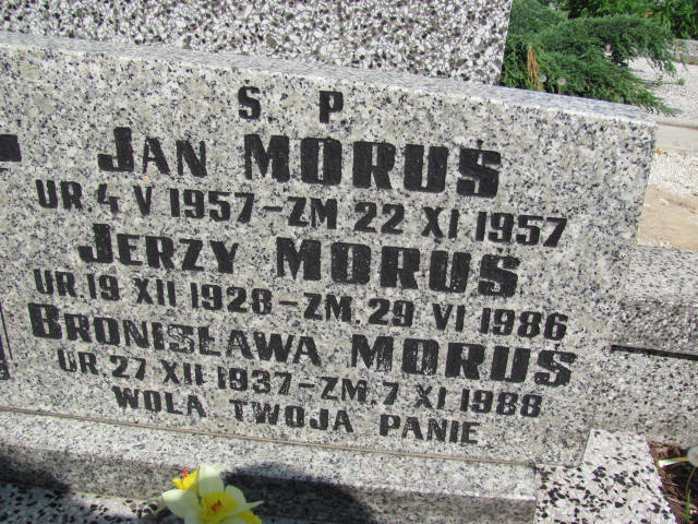  Moruś 1937 Częstochowa - Grobonet - Wyszukiwarka osób pochowanych