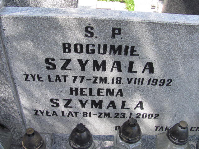Bogumił Szymala 1915 Częstochowa - Grobonet - Wyszukiwarka osób pochowanych