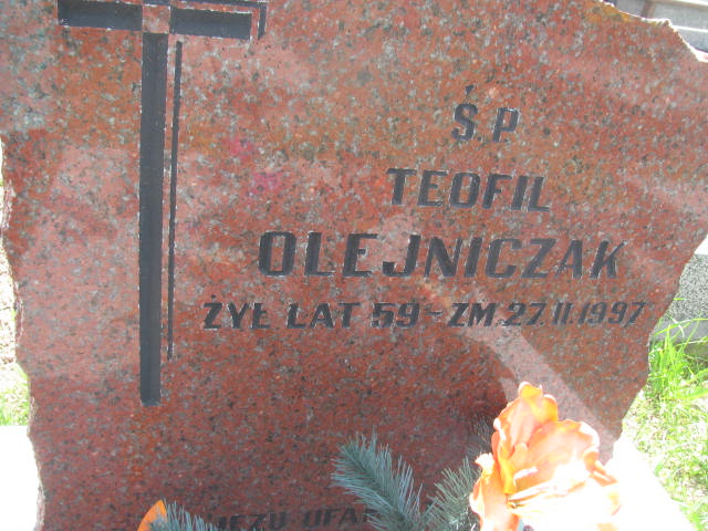  Olejniczak 1938 Częstochowa - Grobonet - Wyszukiwarka osób pochowanych