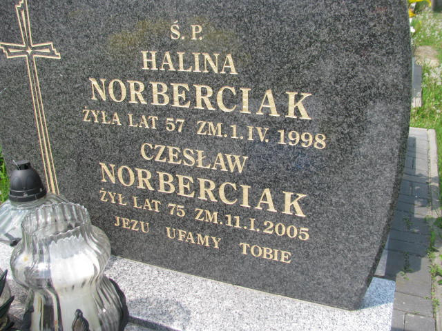 Halina Norberciak 1941 Częstochowa - Grobonet - Wyszukiwarka osób pochowanych